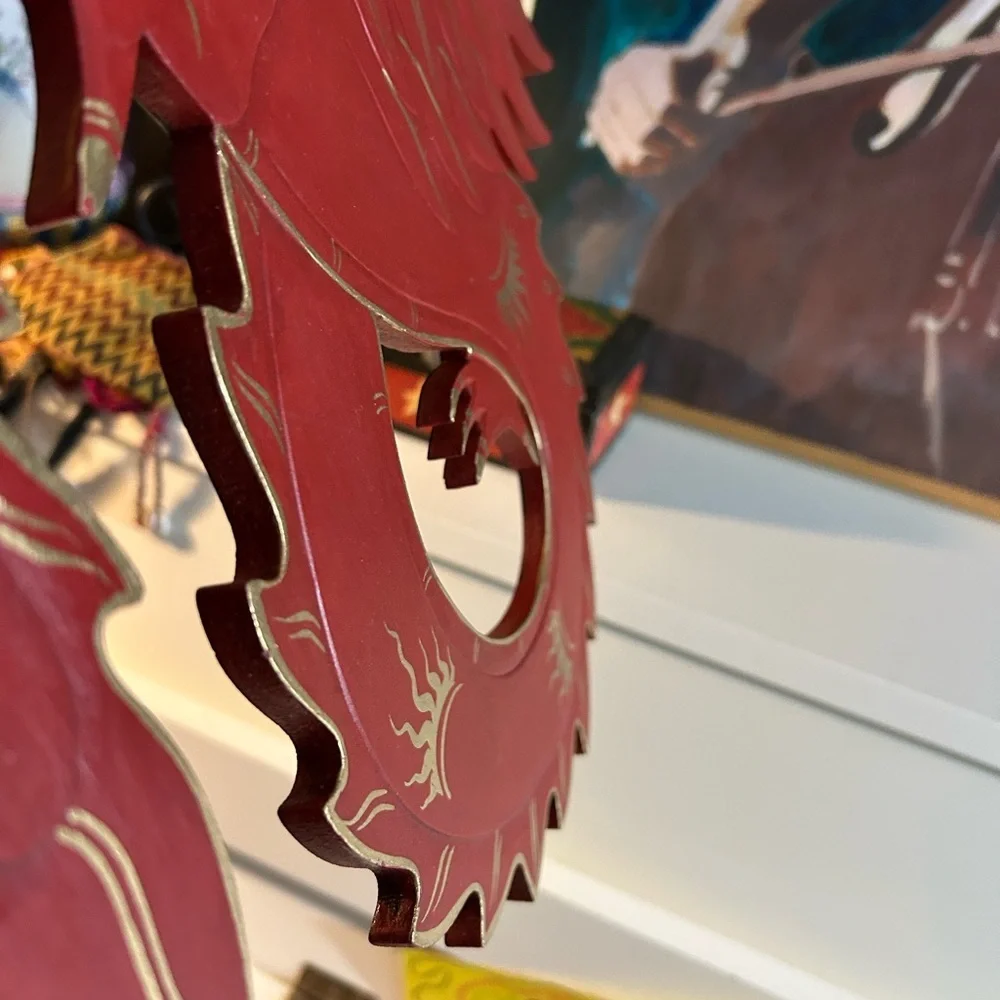 Fierce Red Dragon Wall Decor Indonesia - Picture 12 of 12